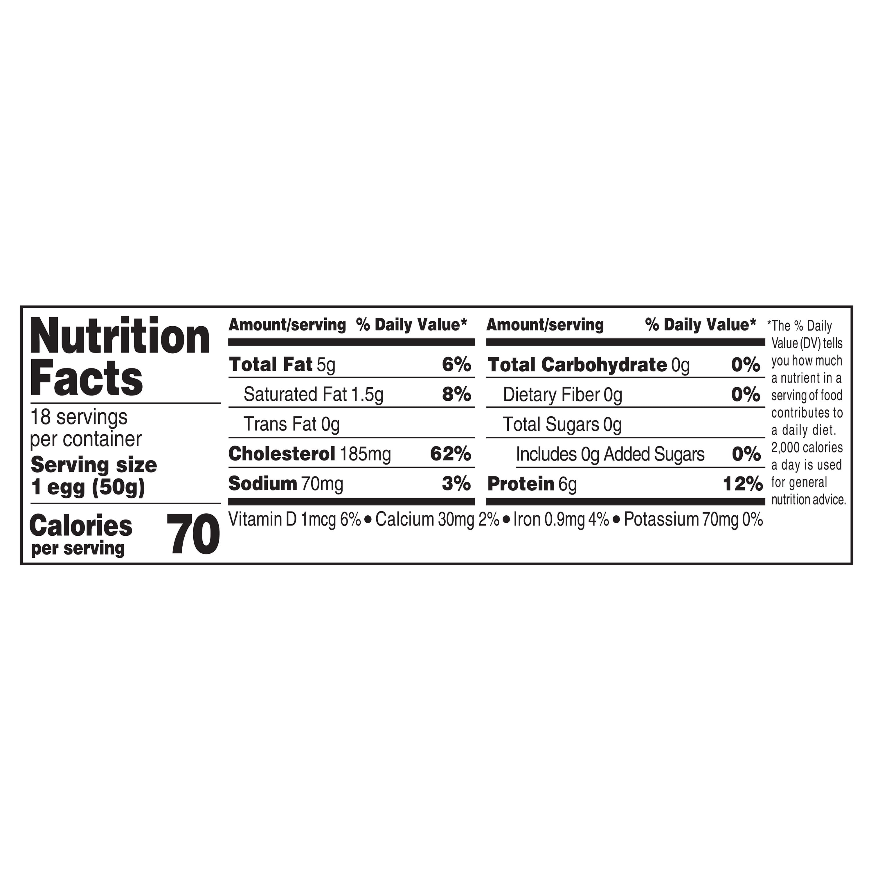 Marketside Cage-Free Large Brown Eggs, 18 Count