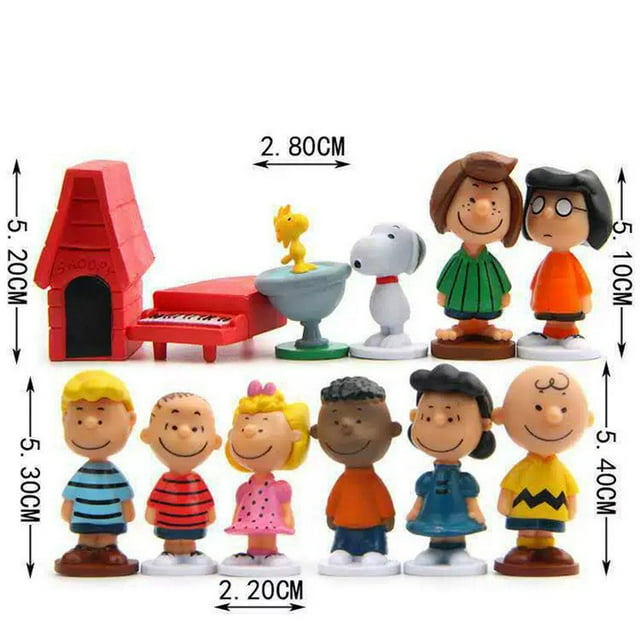 Second Generation Cute Dog Ornaments Set of 12, approx. 2-8cm tall, multiple sizes available, cute desktop decorations.
