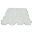 thumbnail image 2 of Faux Fur Area Rug Luxuriously Soft and Eco Friendly 5' X 7' White, 2 of 4