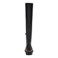 thumbnail image 3 of SUN STONE Womens Black Comfort Jacksonn Round Toe Block Heel Zip-Up Riding Boot 8 M, 3 of 4