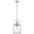 thumbnail image 3 of Ashley Harbour Transitional 1-Light Ceiling Hanging Pendant Light, Silver, 3 of 3