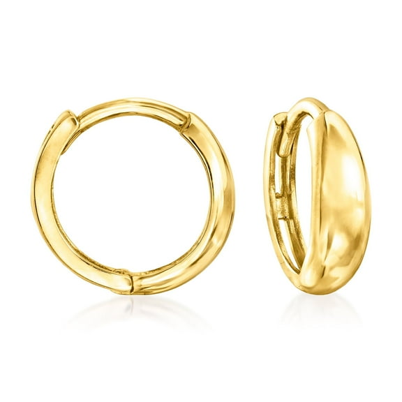 Pure Collection by Ross-Simons Italian 14kt Yellow Gold Huggie Hoop Earrings, Women's, Adult