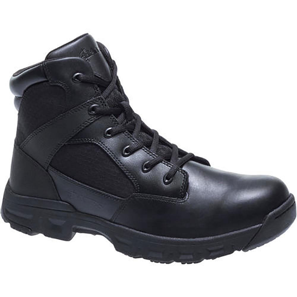 Bates Men's Code 6.2 Lightweight Leather Slip-Resistant Black Work ...