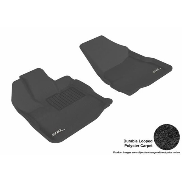 3D Maxpider Front Row Custom Fit Classic Black Floor Mat for 20102016