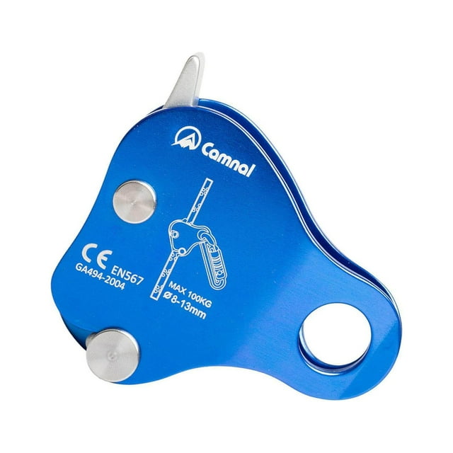 Safety Rope Grab Rock Climbing Arborist Fall Adjuster Climbing Fall Arrester Arrester Pulley Device Blue