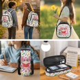 thumbnail image 3 of Pzuqiu Book Reading Axolotl 4 Piece School Backpack Set 17 Inch for Girls Middle School Students with Lunch Bag Pencil Case Large Capacity Schoolbag with Breathable Shoulder Straps for Back to School, 3 of 7