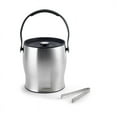 thumbnail image 3 of Houdini 4 qt Black/Silver Stainless Steel Ice Bucket with Tongs, 3 of 3