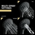 thumbnail image 4 of Anzzi Sh-Az067 Valkrie 1.8 GPM Multi Function Shower Head - Black, 4 of 7
