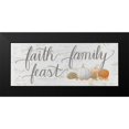 thumbnail image 2 of Wiens, James 18x10 Black Modern Framed Museum Art Print Titled - Beautiful Bounty Sign III Script, 2 of 5