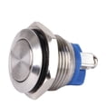 thumbnail image 4 of Clispeed Plated Silver Waterproof Metal Momentary Push Button for Vehicle Horn Doorbell and Boat, 4 of 8