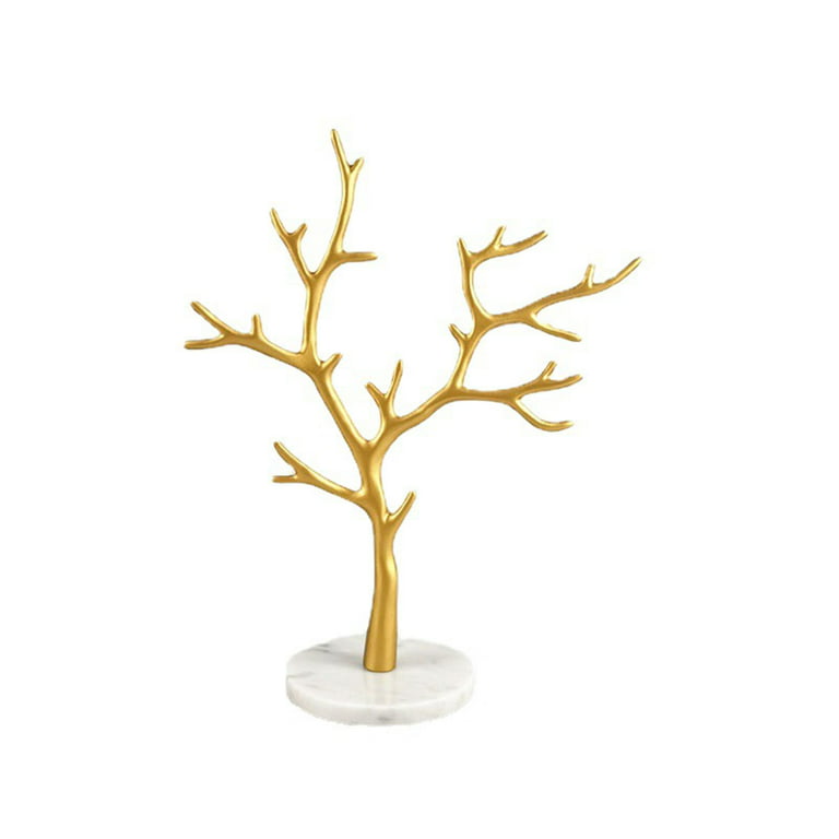 Jewelry Tree with Small Branches  Ring, Necklace, Bracelet Organizer –  Jays MetalCrafting