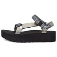 thumbnail image 4 of Teva Women's Flatform Universal Sunscape Sandal, Waterles Black/Cream, 6, 4 of 7