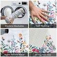 thumbnail image 4 of Floral Bath Mat Flower Bathroom Rugs Colorful Non-Slip Bath Rugs Super Soft Bath Rugs 16"x24", 4 of 8