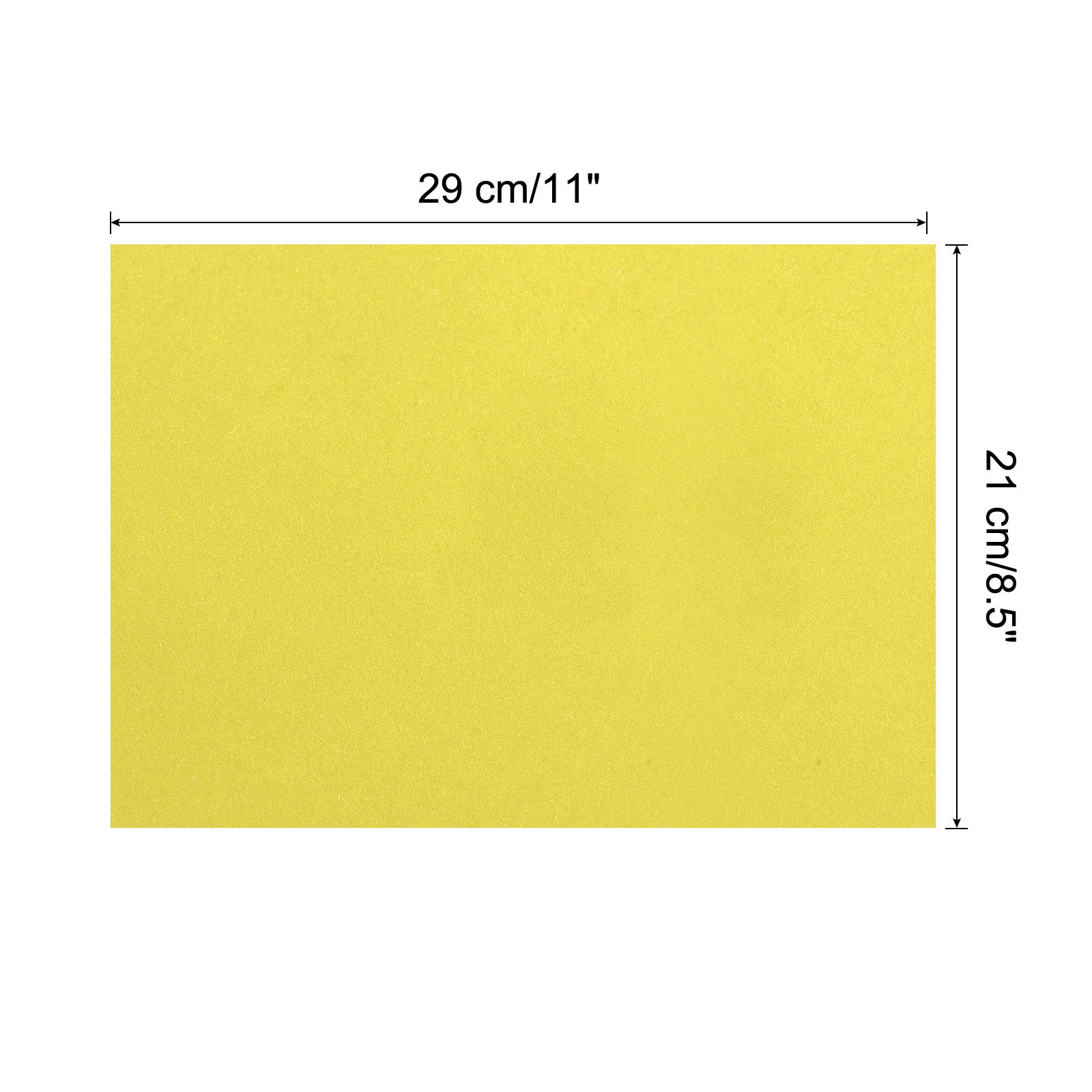 Uxcell Colored Copy Paper 8.3x11.7 Inch Printer Paper 22lb/80gsm Lemon ...