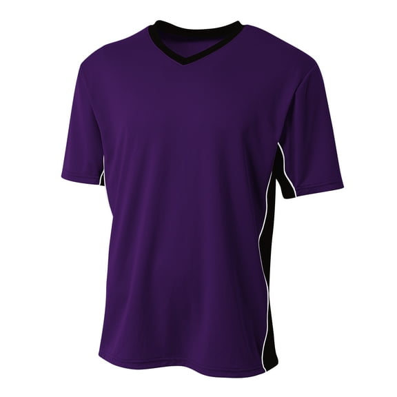 A4 Liga Soccer Jersey For Men in Purple /Black | N3018