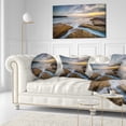 thumbnail image 3 of Designart Bright Sydney Coastline View - Seascape Throw Pillow - 12x20, 3 of 5