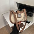 thumbnail image 5 of YSTINNG Women Shoulder Bag Versatile Large Capacity Soft Touch Chain Strip Color Block Underarm Bag for Shopping Dating Free Size C311-2934, 5 of 5