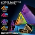 thumbnail image 5 of Hyrion 50ft Permanent Outdoor Lights, 30 LED Smart Eaves Lights, Waterproof, for Christmas Party, 5 of 7