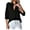01 Black, variant on MLANM Womens Casual Button Down Shirts V Neck Long Sleeve Collared Office Work Blouses Tops, 2XL White