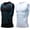 Black + White, variant on V Boost V2 Compression Shirt Men, Tank Top Quick Dry, Breathable Perfect Fit & Durability , Mens Tank Tops for Any Weather