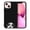 Black White Shih Tzu Dog, variant on FINCIBO Soft Rubber Cover Case for Apple iPhone 13 mini 5.4" 2021 (NOT FIT iPhone 13 Pro 6.1"/iPhone 13 6.1"/iPhone 13 Pro Max 6.7" 2021), Animal Black Tricolor Aussie Australian Shepherd Dog