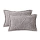 thumbnail image 2 of Par de fundas de almohada de terciopelo de doble cara | Modelo Caramelo | Terciopelo de leche acolchado espesado | Spandex de nailon suave y cálido | 2 Piezas | 74x48cm | Blanco Rosa Gris Verde, 2 of 6