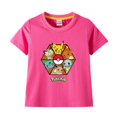 thumbnail image 3 of Camiseta de Pokémon Anime para niños, 100% algodón, ropa de verano para niños, figura de Anime, camiseta gráfica de Pikachu, regalo de cumpleaños para niño y niña, 3 of 5