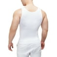 thumbnail image 3 of Men's Shapewear Chest Belly Waist Boobs Compression Slimming Vest Body Shaper Workout GYM Under base Layer Cool Dry Sport Tank Top Undershirts, 3 of 10