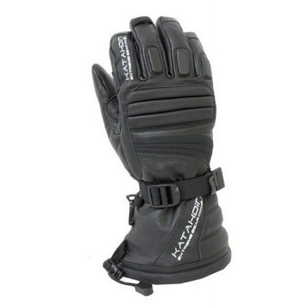 KATAHDIN GEAR TORQUE LEATHER SNOWMOBILE GLOVE, BLACK-4XL