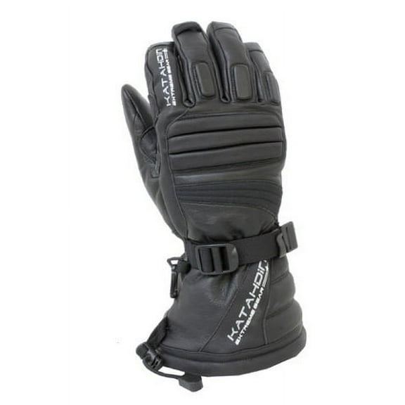 KATAHDIN GEAR TORQUE LEATHER SNOWMOBILE GLOVE, BLACK-3XL