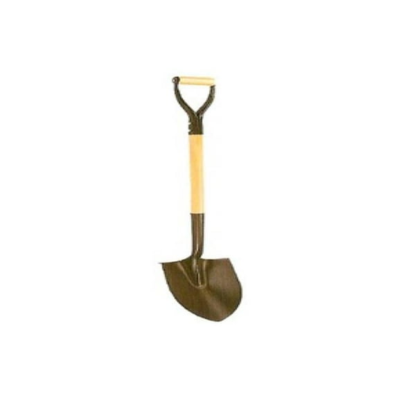 48 in. Round Point Shovel with Hardwood Handle