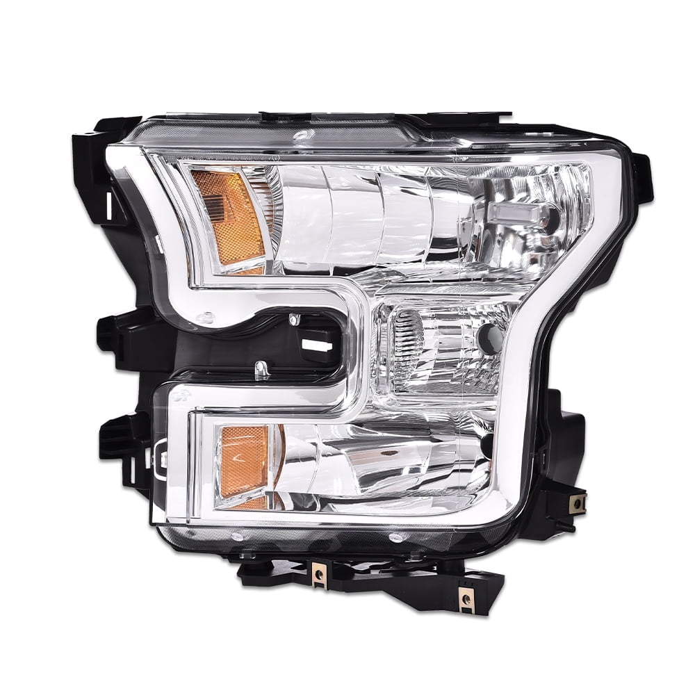 PIT66 Headlight  Halogen Headlight Headlamp Left Driver Side Fit For Ford F150 2015 2016 2017