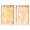 White Frame, variant on Pastel Confection Shadowbox Print Modern Abstract Art Set by Art Remedy, Blonde Frame, 16 x 24