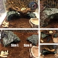 thumbnail image 2 of Escondite de resina para reptiles de amplia aplicación, fragancia natural, refugio estable para reptiles y anfibios, fomenta la confianza y el descanso, para decoración de acuarios y terrarios, 2 of 5