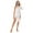 White, variant on Womens One Shoulder Figure Ice Skating Dress Costume Rhinestones Backless Dance Leotard