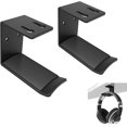 thumbnail image 1 of LLC Support de Casque Mural Noir pour Casque de Bureau, Pack de 2, 1 of 5
