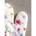 thumbnail image 5 of Maison d' Hermine Happy Florals - Sweety 100% Cotton Easter Set of Oven Mitt (7.5 Inch by 13 Inch) and Pot Holder (8 Inch by 8 Inch) for BBQ | Cooking | Baking | Grilling | Barbecue | Spring/Summer, 5 of 5