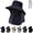 A, variant on UV Protection Bucket Hat UPF 50+, 361 Safari Hat with Full Face & Neck Coverage, Sun Protection Performance Shield Hat(B)