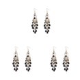 thumbnail image 4 of Sonducket Pendientes bohemios de moda para mujer Pendientes colgantes con cuentas de colores, fáciles de usar y elegantes, negro Type1 NO1, 4 of 6