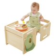 thumbnail image 1 of Set de mesa y silla de destete Montessori para niños pequeños, 1 of 7