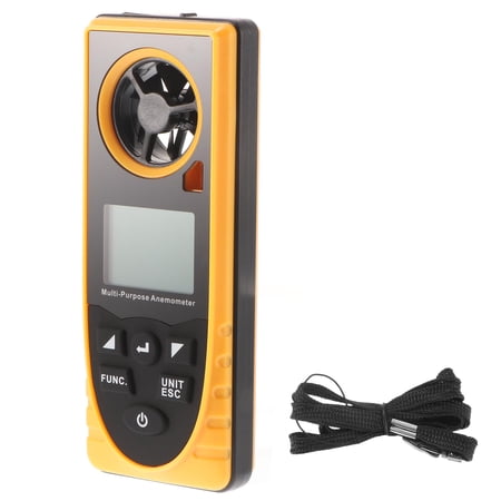 Produktbild von Digitales Anemometer GM8910 – Multifunktionales LCD-Messgerät Für Wind, Temperatur, Luftfeuchtigkeit, Druck & Beleuchtung