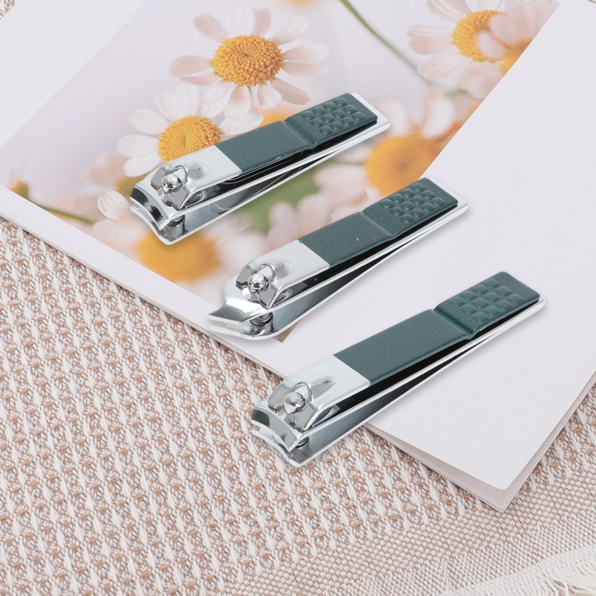 Unique Bargains 16pcs Nail Clippers Set for Trimming with Ergonomic Design