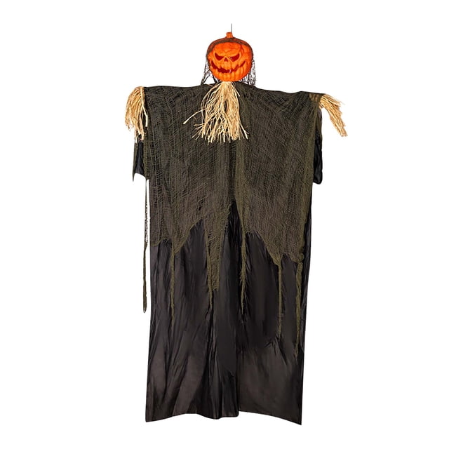 Clearance Halloween Horror Decoration Hanging Ghost Man Death, Voice Control Sound And Light, Horror Haunted House Props, Suitable For Indoor/outdoor Halloween Ghost
