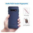 thumbnail image 4 of JETech Slim Fit Case for Samsung Galaxy S10 Plus S10+, Thin Phone Cover with Shock-Absorption and Carbon Fiber Design (Blue), 4 of 7