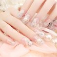 thumbnail image 1 of Set de manicura HUOGUO Pearl Nail Patch para mujer, 1 of 5