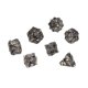thumbnail image 4 of Skull Pattern Dice 7pcs Polyhedral Dice Portable Metal Decoration For Halloween Party For Men ANGGREK Juguetes, 4 of 8
