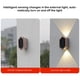 thumbnail image 4 of Inteprter Lámpara de pared para exteriores con energía solar - Luz inalámbrica impermeable LED Diseño inalámbrico de luz fría y cálida Iluminación y accesorios OvalBronce Oval, 4 of 6