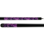 Action IMP36 Purple Camouflage Two-Piece 58 in. Billiards Pool Cue Stick