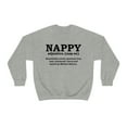 thumbnail image 2 of Nappy Hair Definition Unisex Sweatshirt S-2XL Natural Hair Pride Kinky Hair, 2 of 5