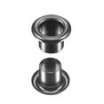 thumbnail image 3 of Uxcell 10.5 x 6 x 7mm Alloy Grommets Eyelets with Washers Dark Grey 100 Set, 3 of 6